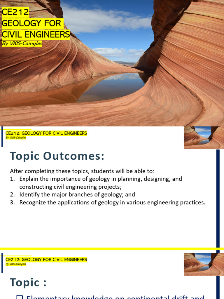 Geology for Civil Engineers Overview | PDF | Fault (Geology) | Plate ...