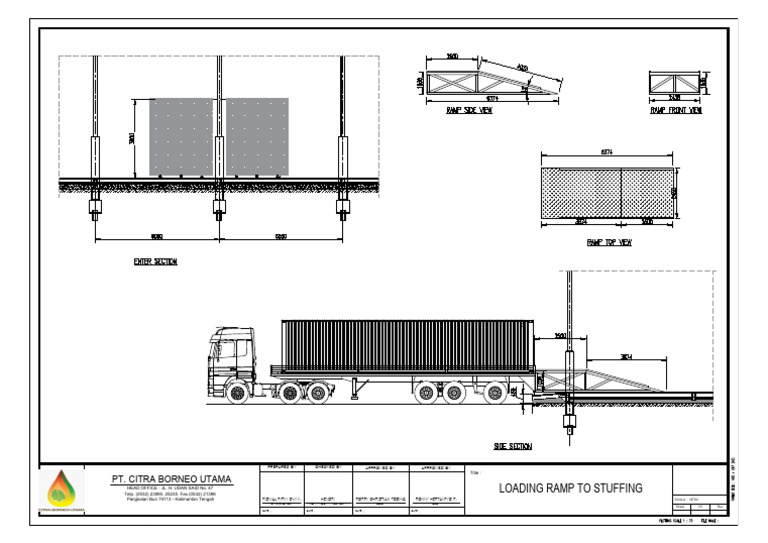 Loading Ramp To Stuffing Rumen Fat Plant-1 | PDF