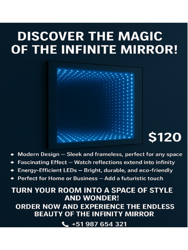 Infinity Mirror Ad (3 | PDF