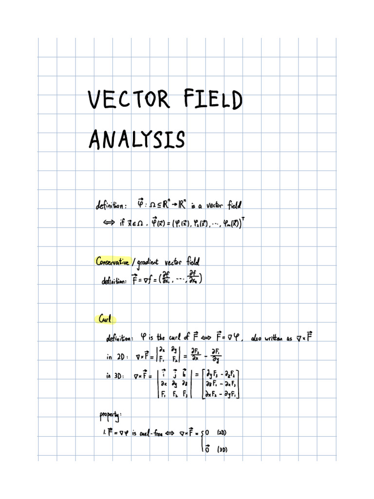 Vector Field Analysis | PDF