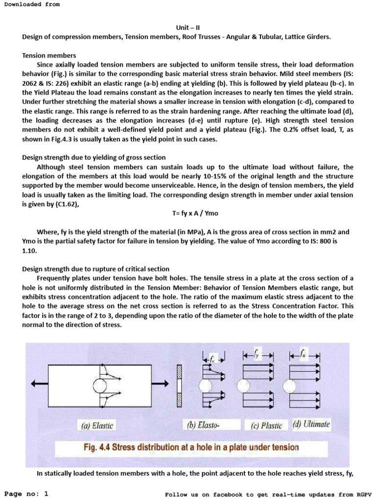 Design of Tension and Compression Members | PDF | Buckling ...