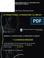 Productividad, producción y empleo