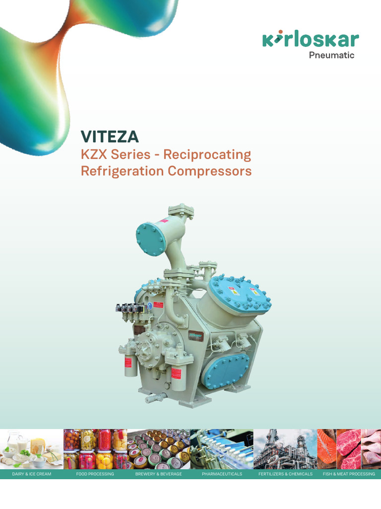 KZX Series Refrigeration Compressors Overview | PDF | Refrigeration ...