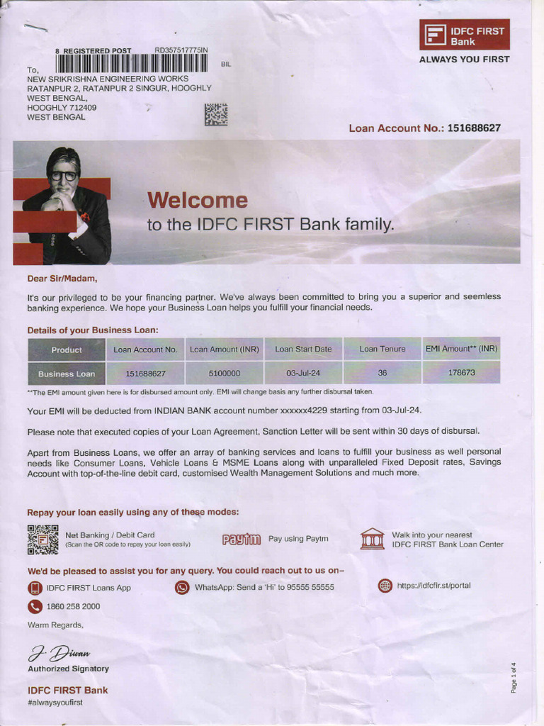 Idfc Frist Bank | PDF