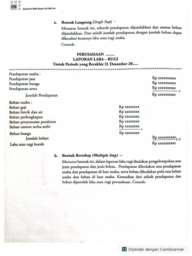 Contoh Financial Statement | PDF