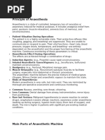 Anesthesia Machine Safety Checklist | PDF | Anesthesia | Respiration