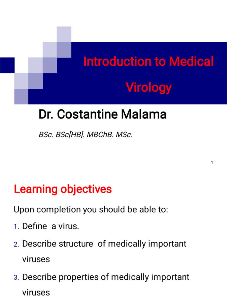Overview of Medical Virology Concepts | PDF | Virus | Sense (Molecular ...