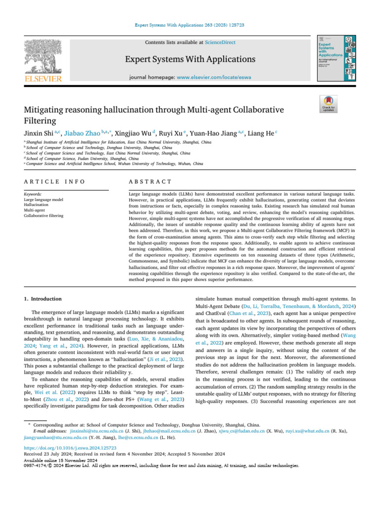 Mitigating LLM Hallucinations with MCF | PDF | Cognitive Science ...