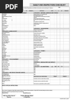 Daily Supervisor Safety Checklist | PDF