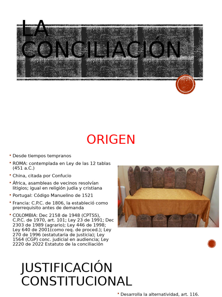 Historia y Principios de la Conciliación | PDF | Justicia | Crimen y ...