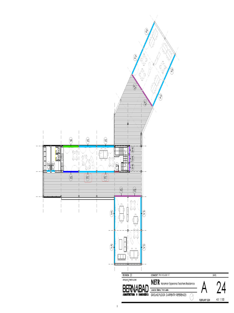 19.04.13. A24. Ground Floor.carpentry Reference I_R01 | PDF