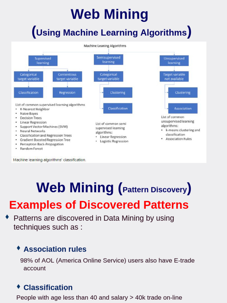 Web Mining Part 01 | PDF