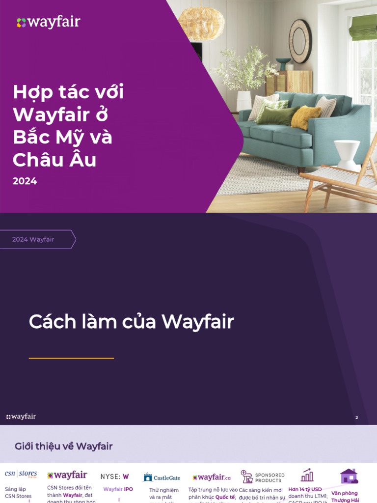 Wayfair Introduction in Vietnamese | PDF