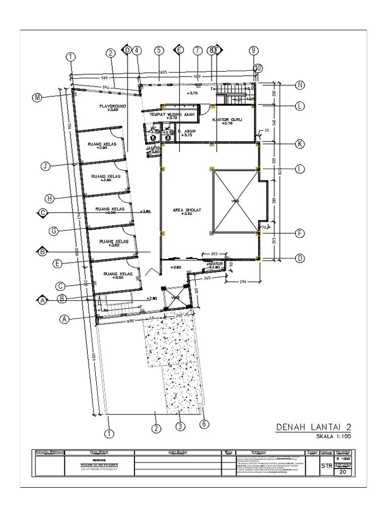 Denah LT 2 | PDF