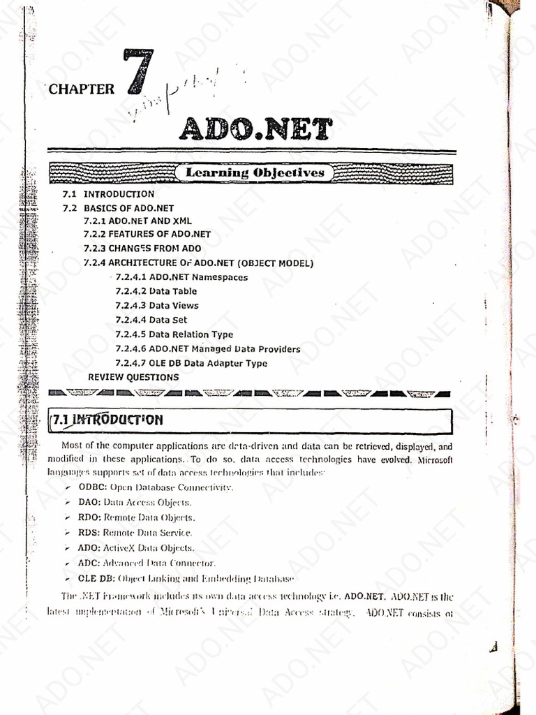 Ado Net | PDF