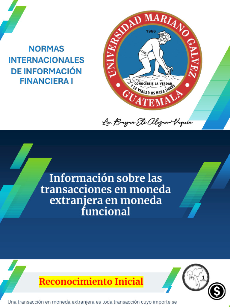 Transacciones en Moneda Extranjera y Conversión | PDF | Tipo de cambio ...