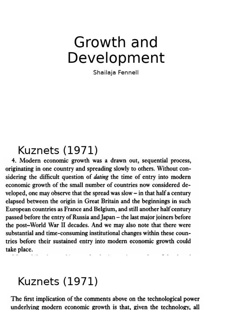 Economic Growth and Inequality Insights | PDF | Economic Growth ...