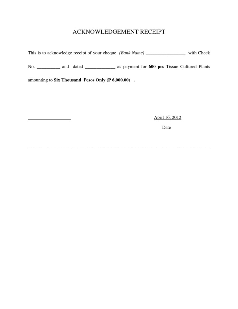 Free Form Template Acknowledgement Of Receipt Of Hipaa Npp