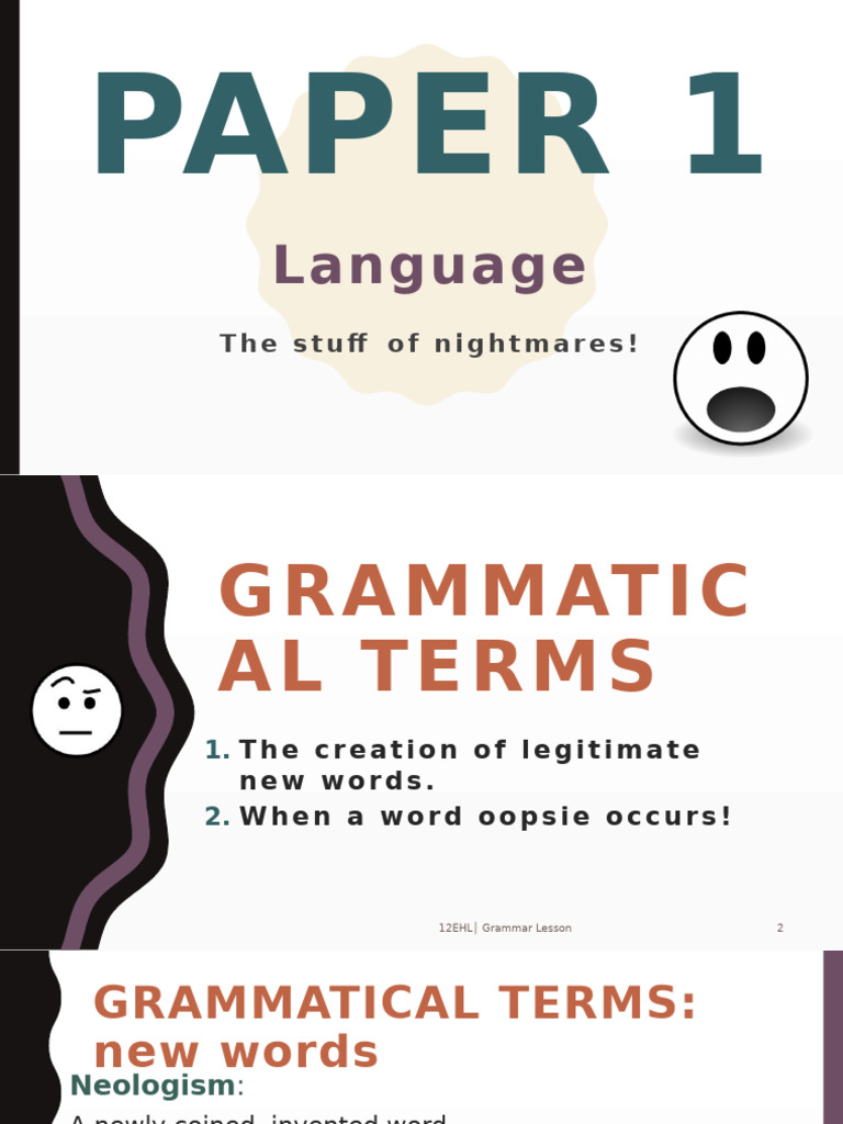 12EHL Language Crash Course - GK | PDF | Verb | Grammatical Tense