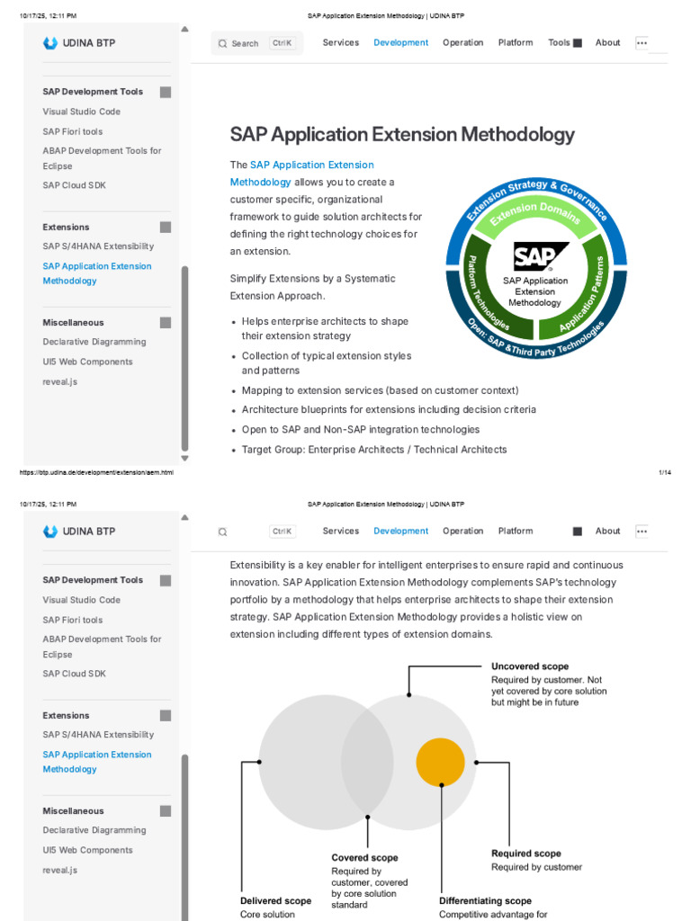 SAP Application Extension Methodology | PDF | Data Model | Eclipse ...