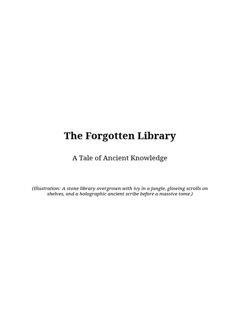 Secrets of the Forgotten Library | PDF