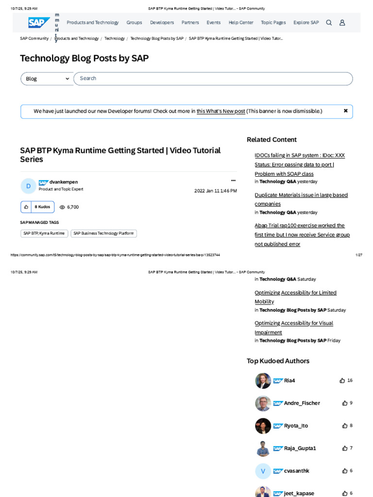 Getting Started with SAP BTP Kyma | PDF | Command Line Interface ...
