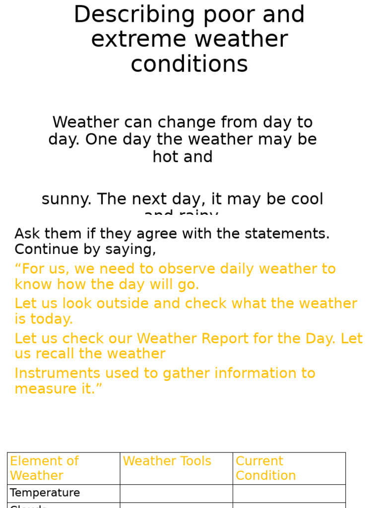 Understanding Extreme Weather Events | PDF