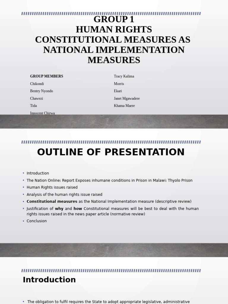 Group 1 HR Presentation | PDF | Human Rights | Universalism