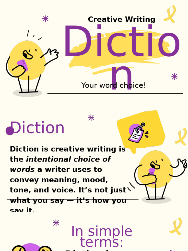Understanding Diction in Creative Writing | PDF