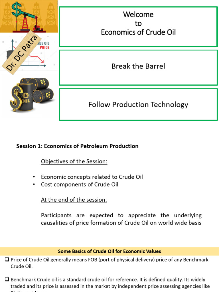 Economics of Crude Oil - 04 02 2023 | PDF | Petroleum | Price Of Oil