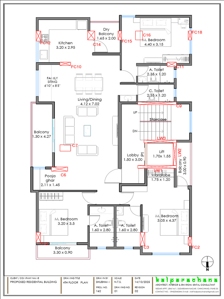 Proposed Residential Building Floor Plan | PDF