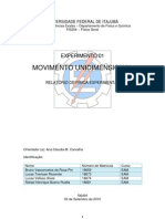 Relatório Trilho de Ar Incertezas Final