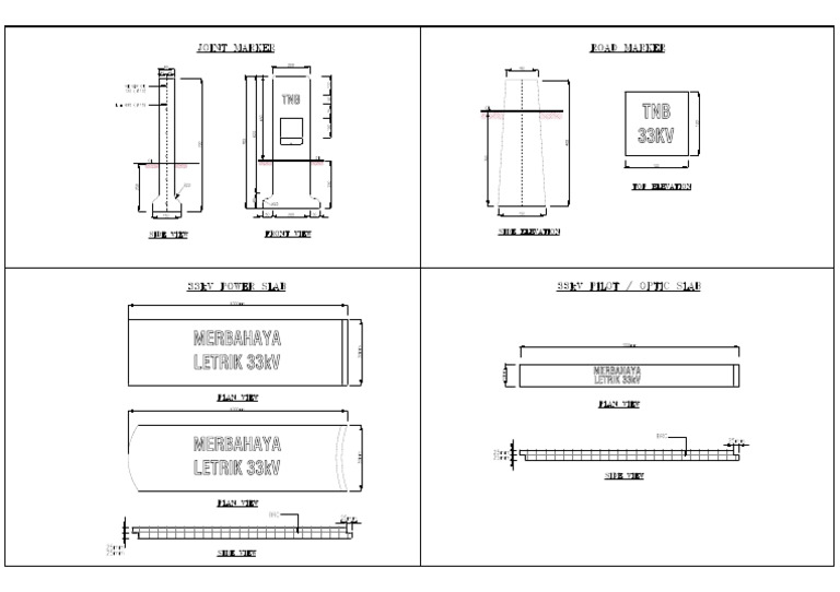 Road Marker & Slab | PDF
