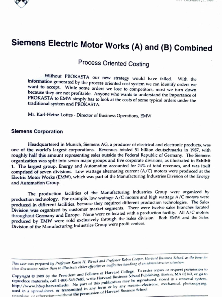 Siemens EMW | PDF