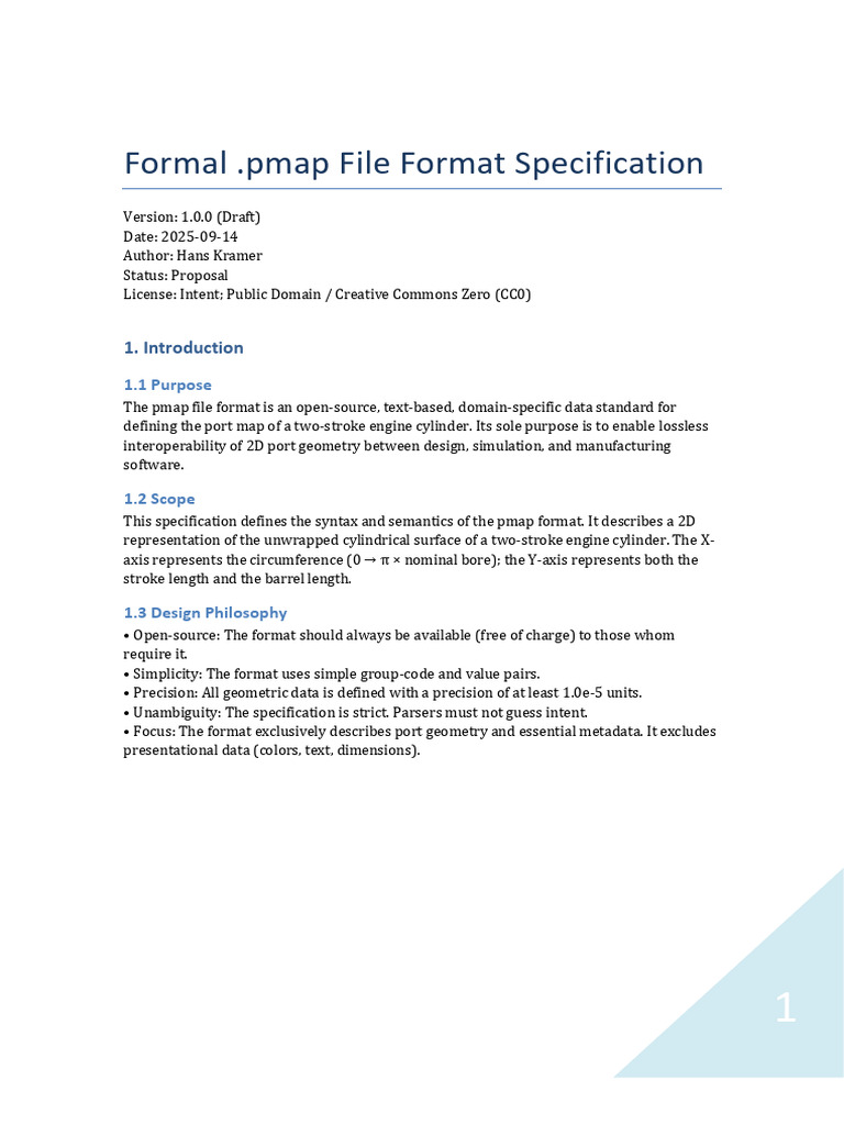 Formal Pmap Format Specification V1.0.0 | PDF | Parsing | Coordinate System