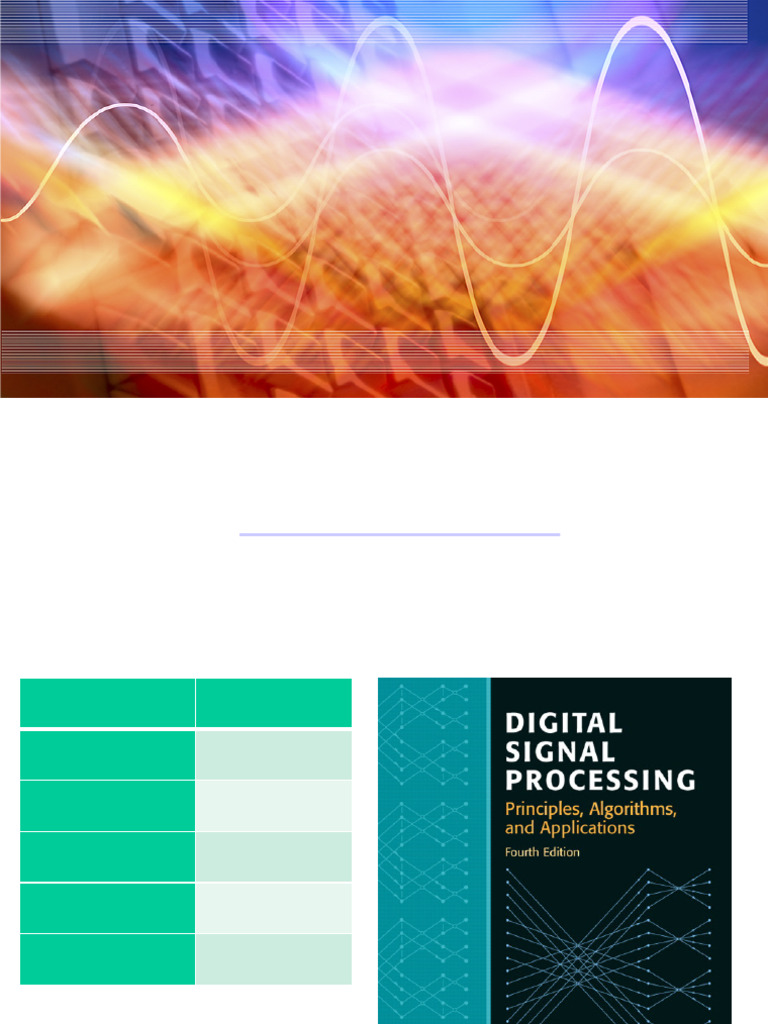 Introduction to Digital Signal Processing | PDF | Sampling (Signal ...