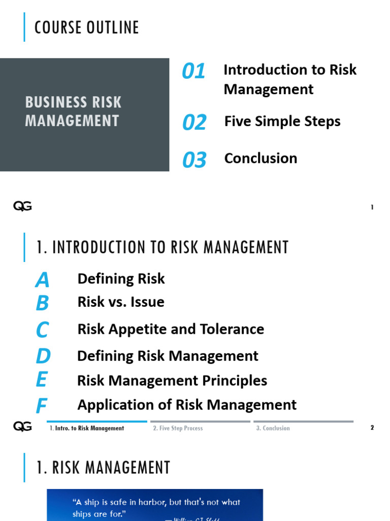 Business Risk Management Overview | PDF | Risk | Risk Management