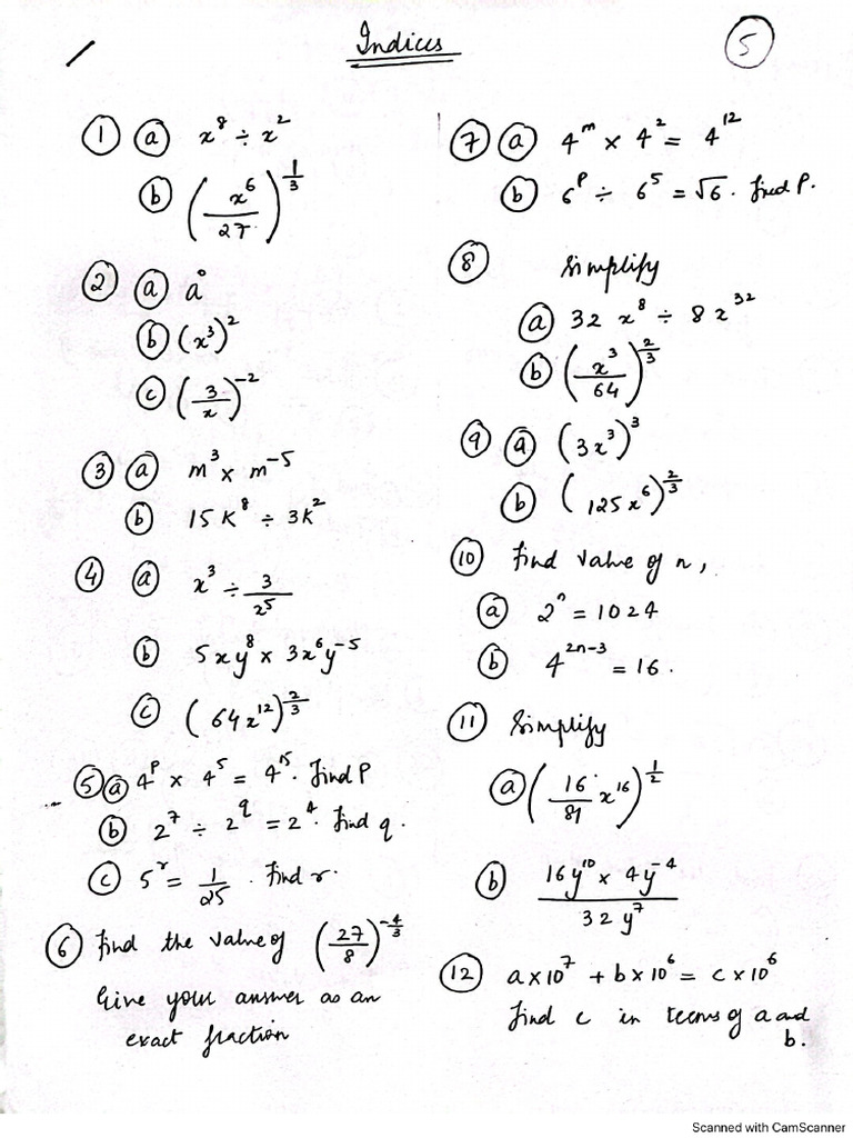 Indices | PDF