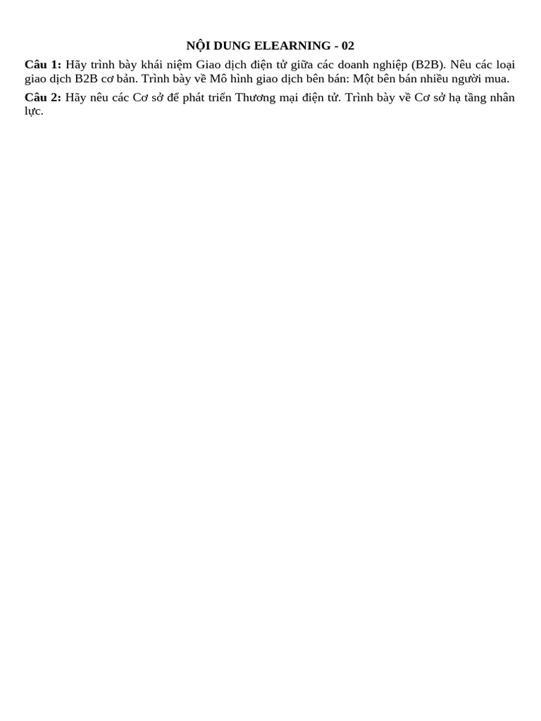 Bài-tập-Elearning 02 UT | PDF