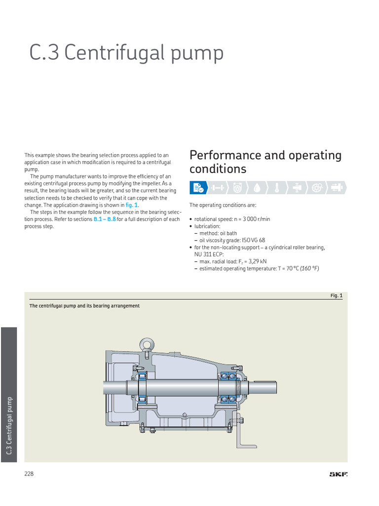 Bearing Selection for Centrifugal Pumps | PDF