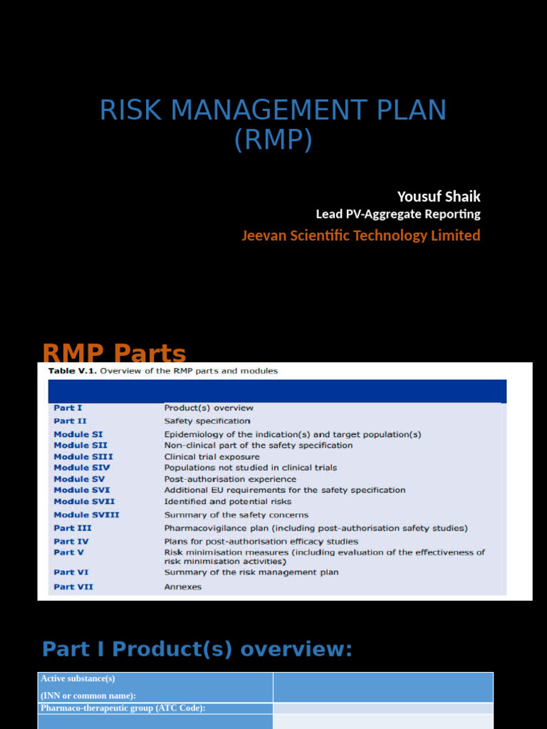 RMP 2025 | PDF | Pharmacovigilance | Risk