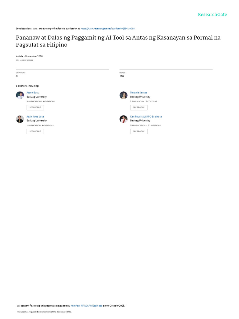 FullPaper FilipinoResearch | PDF