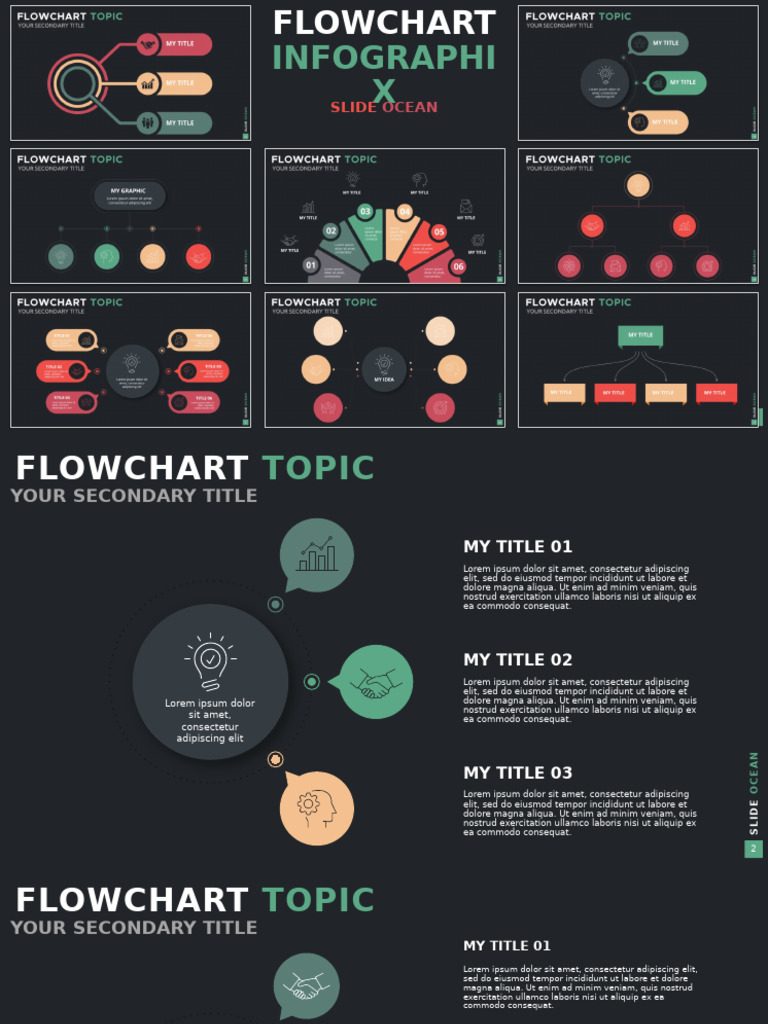Flow Chart Dark v5.0 | PDF