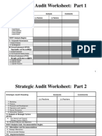 Strategic Audit Worksheet: Part 1: Indexes