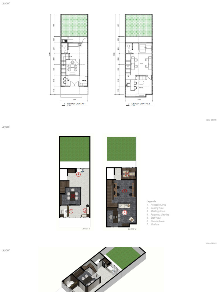 Ruko-230925 Office Layout Plan | PDF
