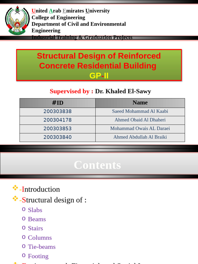 Structural Design of Concrete Building | PDF | Beam (Structure) | Bending