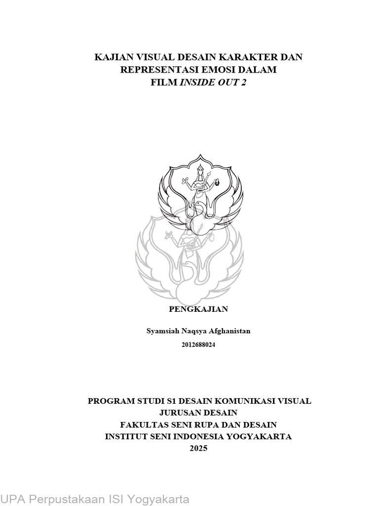 Desain Karakter dan Emosi di Inside Out 2 | PDF