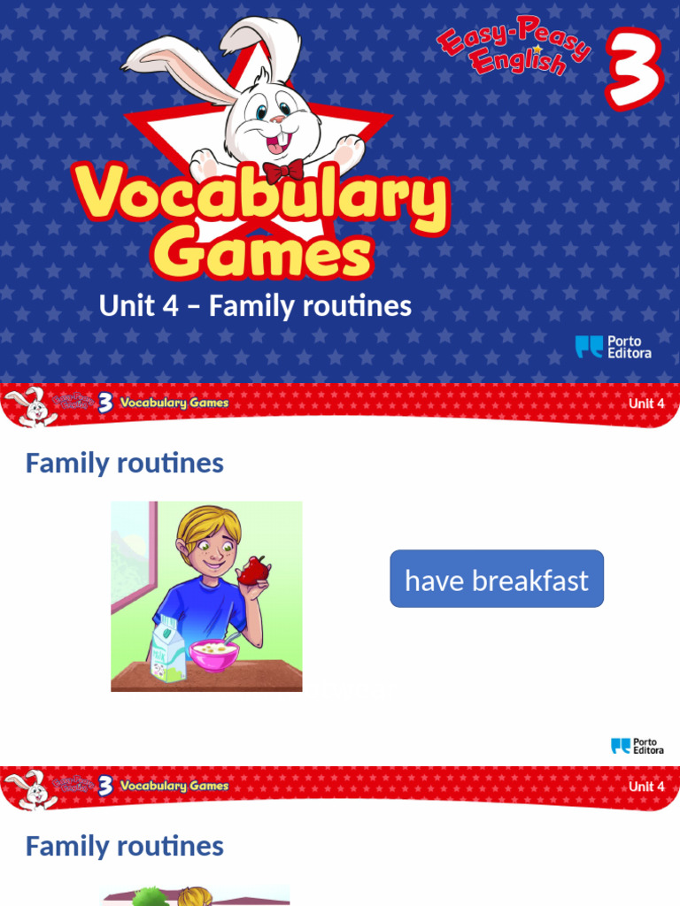 Easp3 Family Routines | PDF | Clothing | Softlines (Retail)