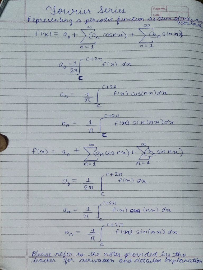 Fourier Series (Maths) | PDF