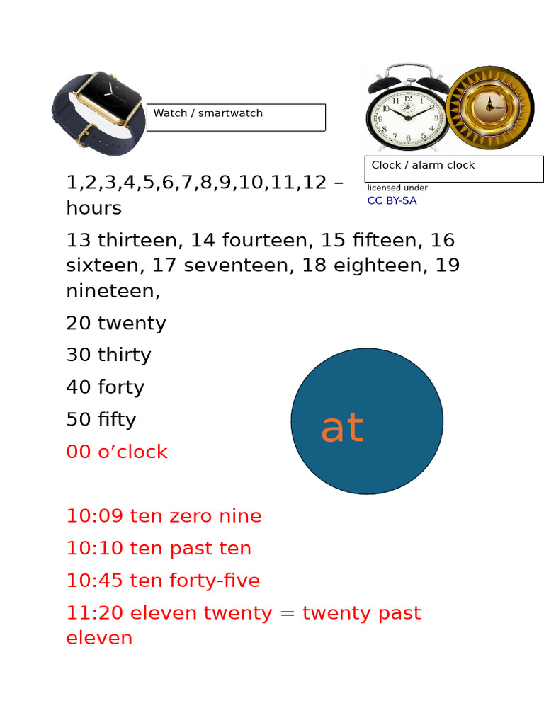 Telling Time | PDF
